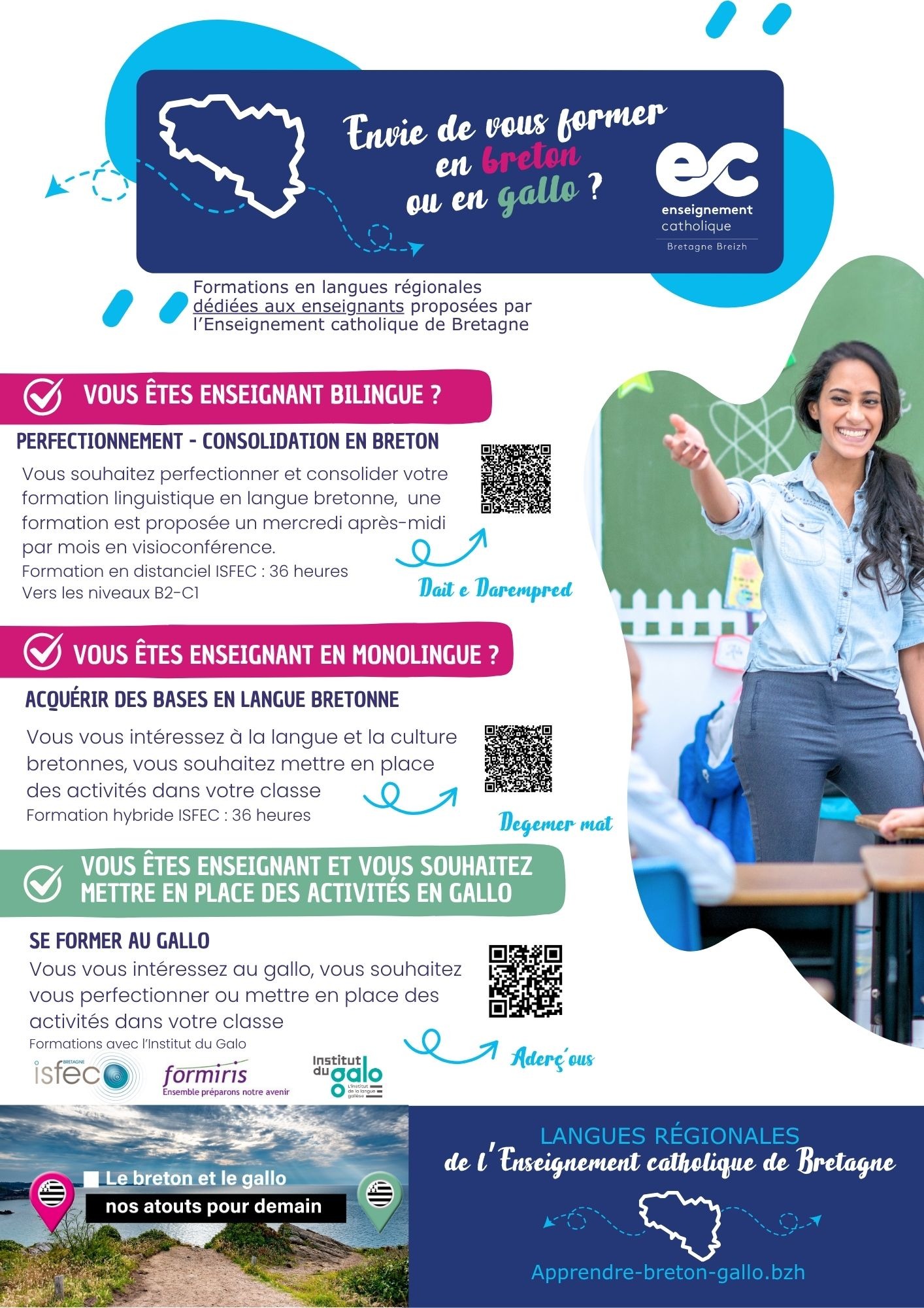 activités en gallo dans l'Enseignement catholique de Bretagne